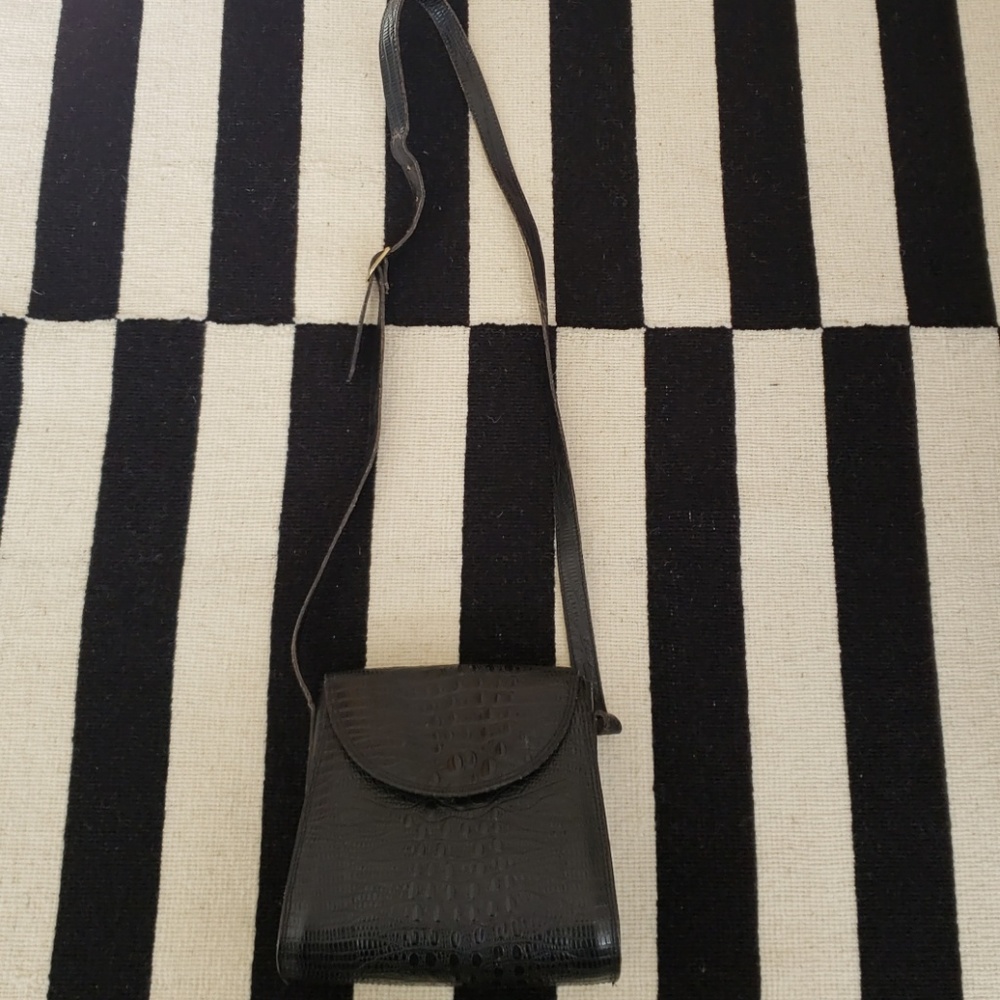 Black Leather Purse